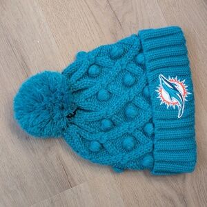 New Women’s NFL Miami Dolphins Football Beanie Hat